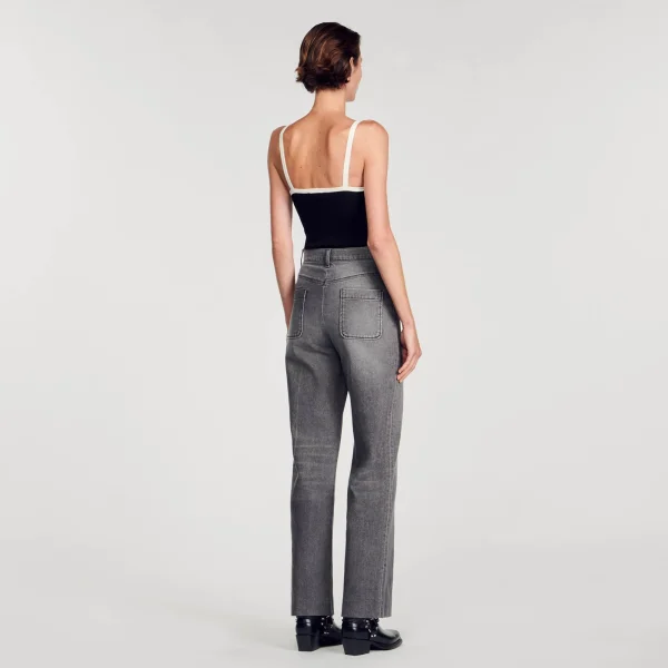 Flash Sale Body En Maille Bicolore Femme Tops & Chemises