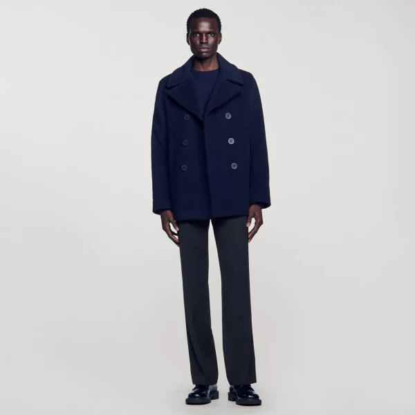 Fashion Caban En Laine Homme Manteaux & Blousons