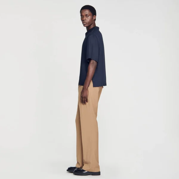 Flash Sale Chemise à Col Zippé Homme Chemises