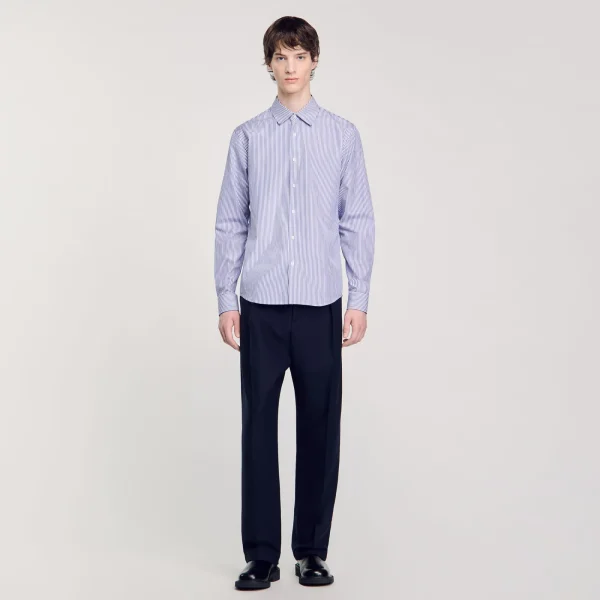 Outlet Chemise à Rayures Homme Chemises
