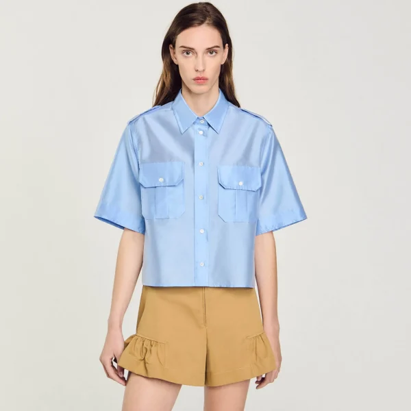 Cheap Chemise Bimatières Femme Tops & Chemises