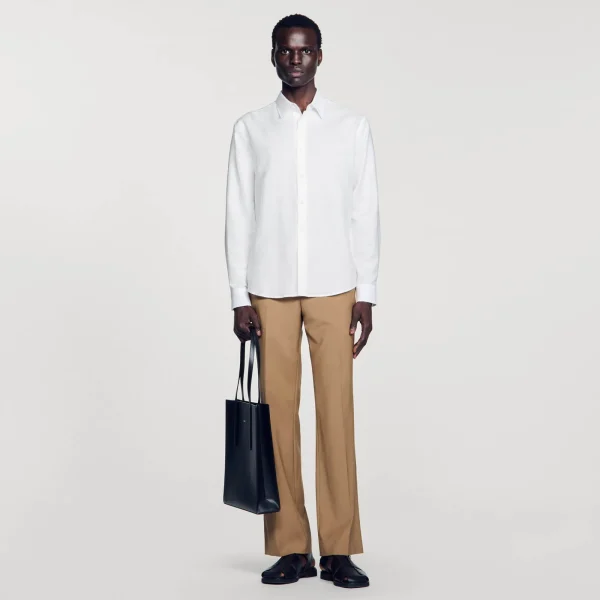 Clearance Chemise En Coton Et Lin Homme Chemises