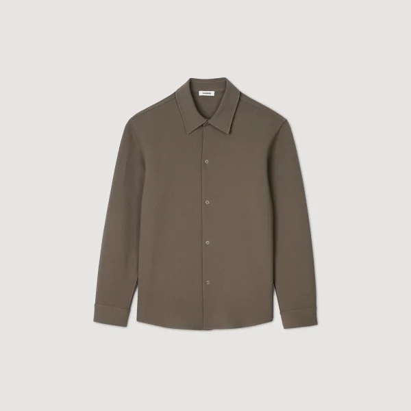 Cheap Chemise En Jersey à Manches Longues Homme Chemises