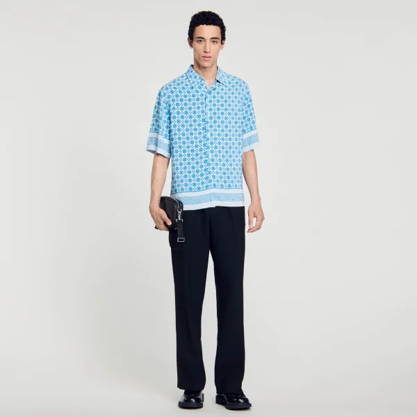 Flash Sale Chemise Fluide Square Cross Homme Chemises