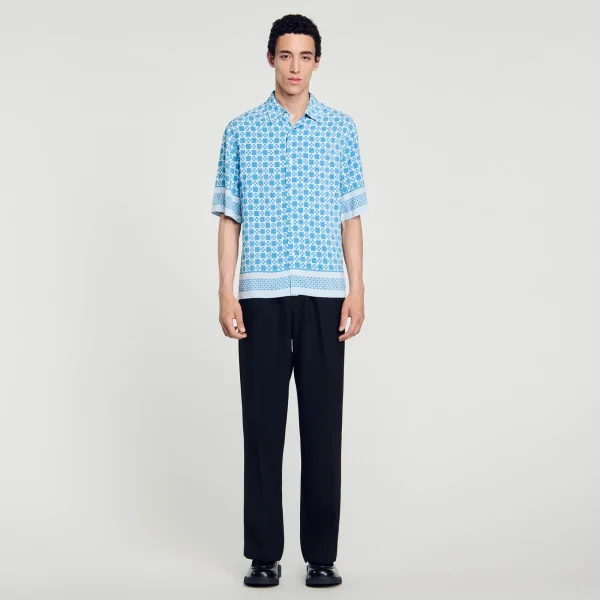 Flash Sale Chemise Fluide Square Cross Homme Chemises
