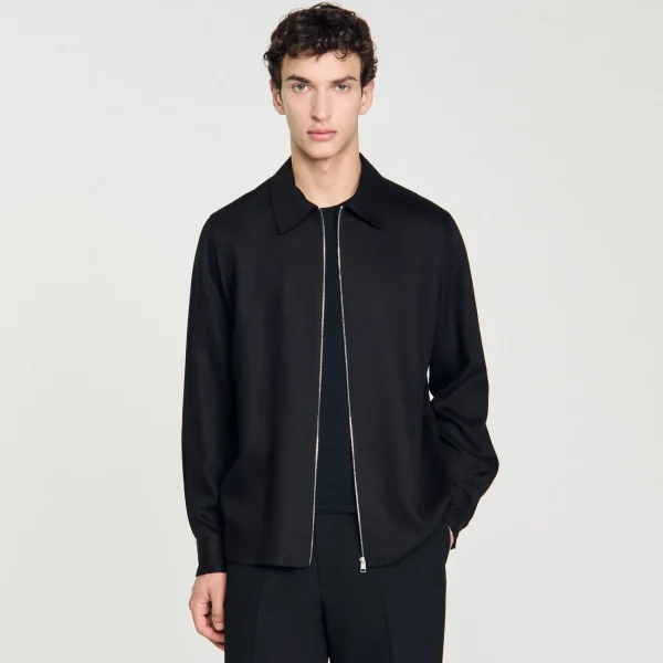 New Chemise Fluide Zippée Homme Chemises