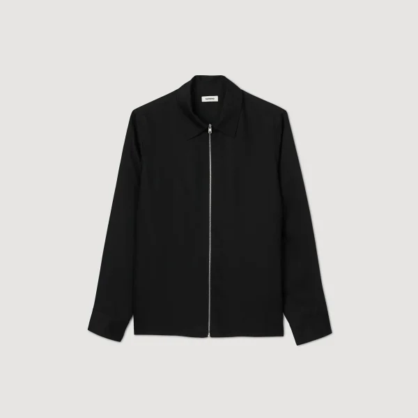 New Chemise Fluide Zippée Homme Chemises