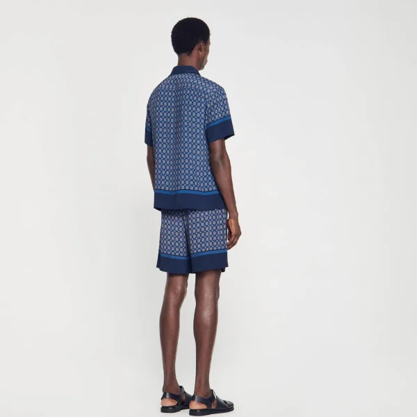 Cheap Chemise Imprimée à Manches Courtes Homme Chemises