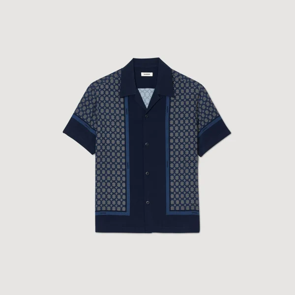 Cheap Chemise Imprimée à Manches Courtes Homme Chemises