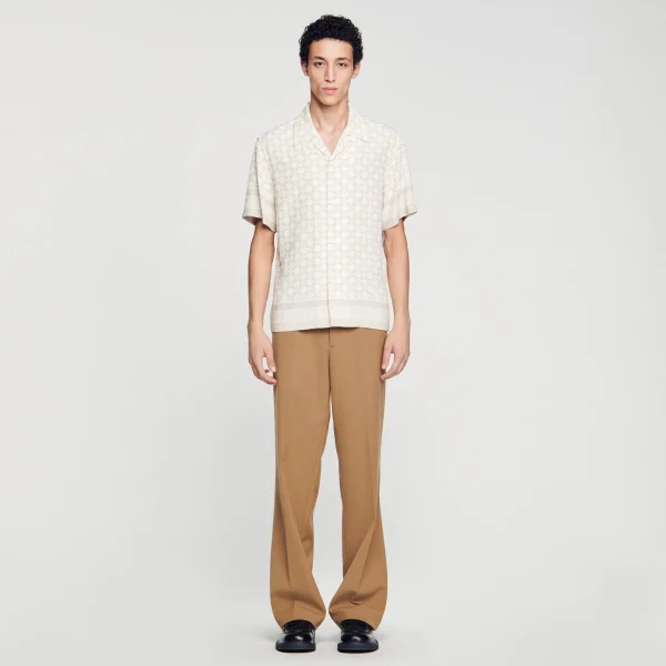 Flash Sale Chemise Manches Courtes Square Cross Homme Chemises