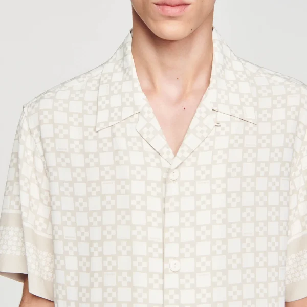 Flash Sale Chemise Manches Courtes Square Cross Homme Chemises