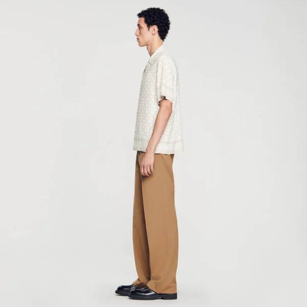 Flash Sale Chemise Manches Courtes Square Cross Homme Chemises