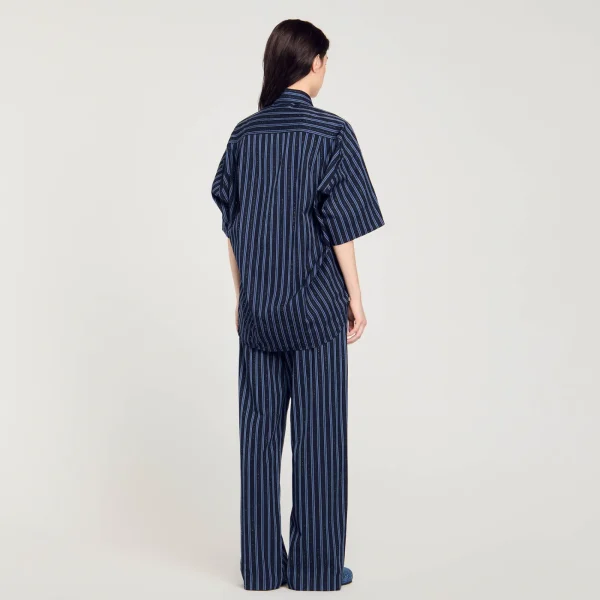 New Chemise Strassée à Cravate Femme Ensembles | Tops & Chemises