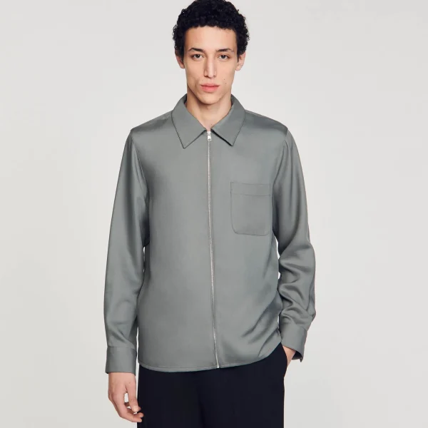 Shop Chemise Zippée Homme Chemises