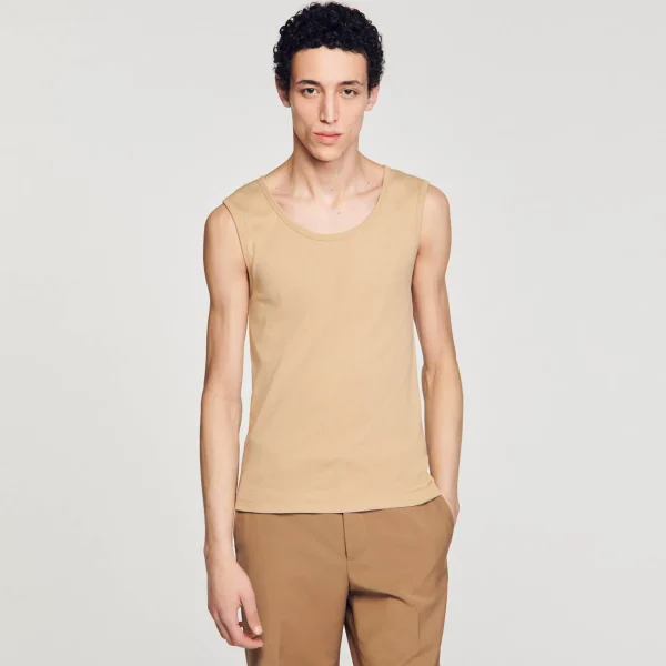 Flash Sale Débardeur En Coton Homme T-Shirts & Polos