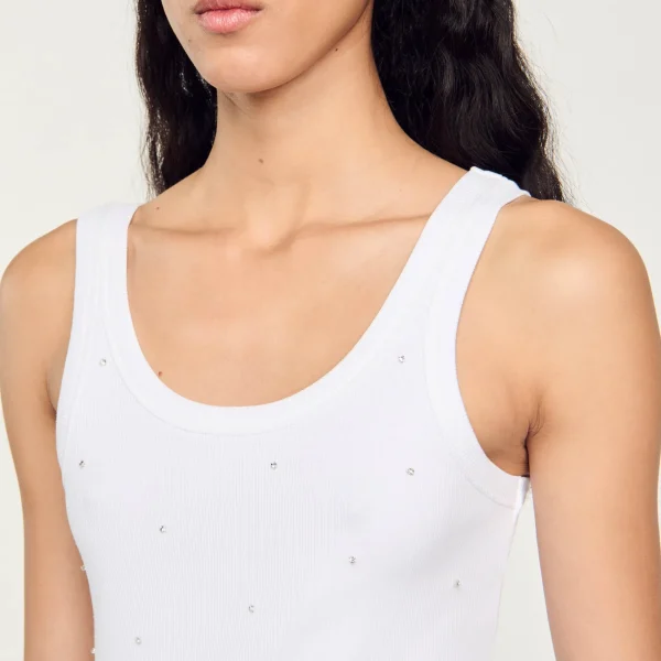 Outlet Débardeur Strassé Femme T-Shirts