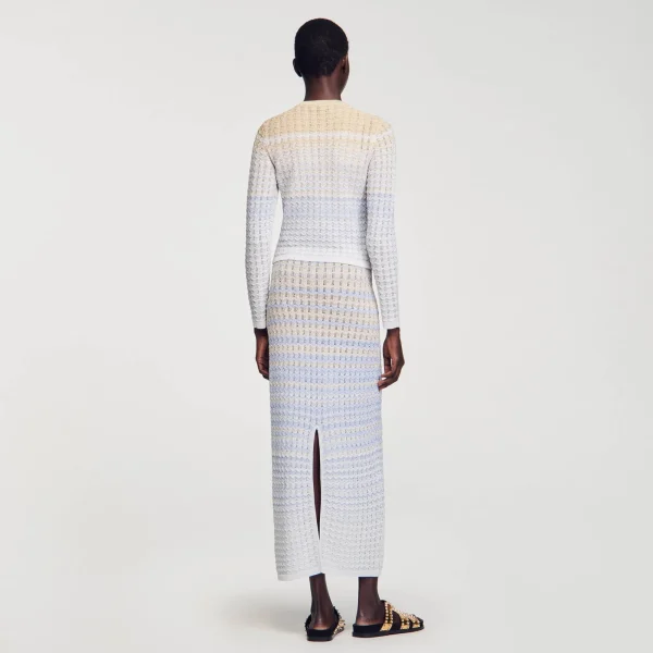 Discount Gilet En Maille Dégradée Femme Ensembles | Pulls & Cardigans