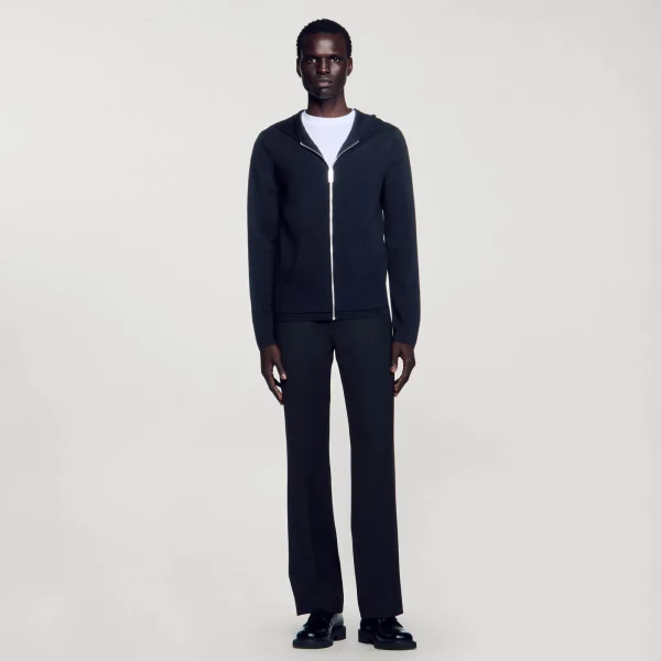 Shop Gilet Zippé Avec Capuche Homme Pulls & Gilets
