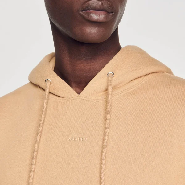 Outlet Hoodie Homme Brodé En Coton Biologique Femme/Homme Sweats & Joggings | Pulls & Cardigans