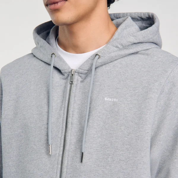 Clearance Hoodie Homme Brodé En Coton Biologique Homme Sweats & Joggings