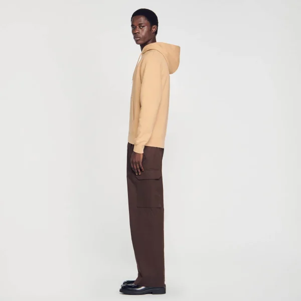 Outlet Hoodie Homme Brodé En Coton Biologique Femme/Homme Sweats & Joggings | Pulls & Cardigans