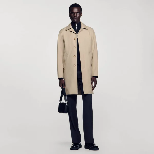 Fashion Imperméable Droit Homme Manteaux & Blousons