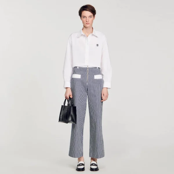 Discount Jean à Rayures Femme Pantalons & Jeans