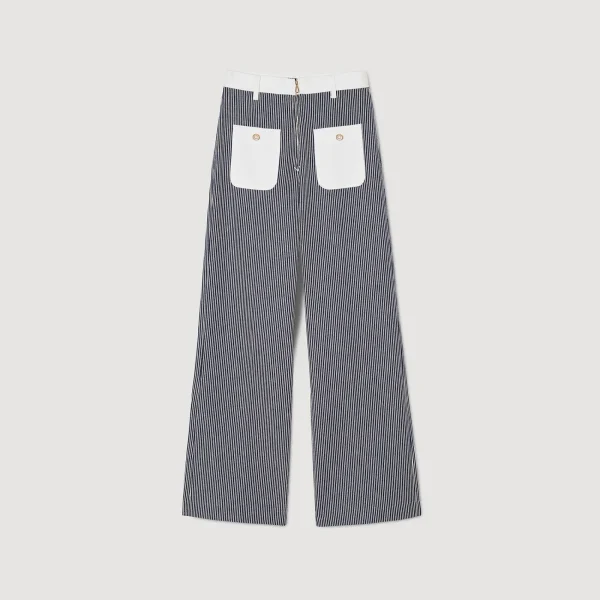 Discount Jean à Rayures Femme Pantalons & Jeans