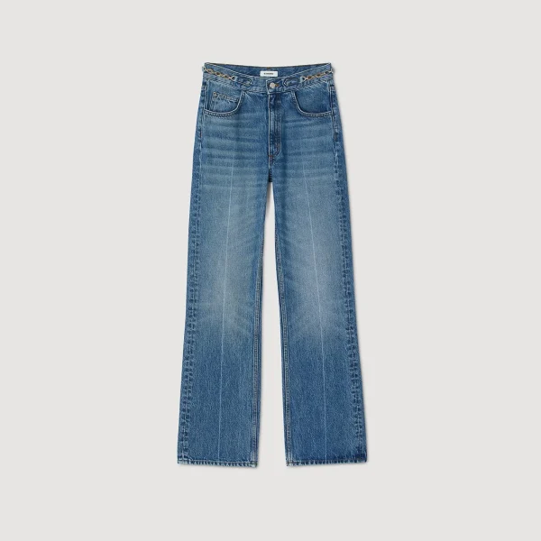 Outlet Jean Détail Gourmettes Femme Pantalons & Jeans
