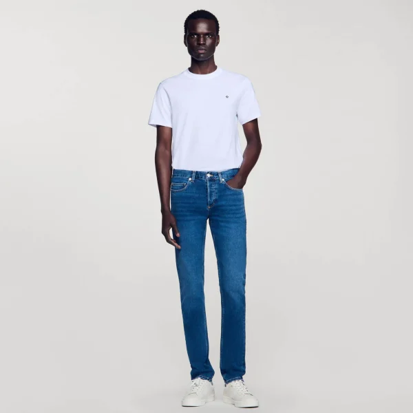Sale Jean Slim Avec Délavage Waterless Homme Jeans