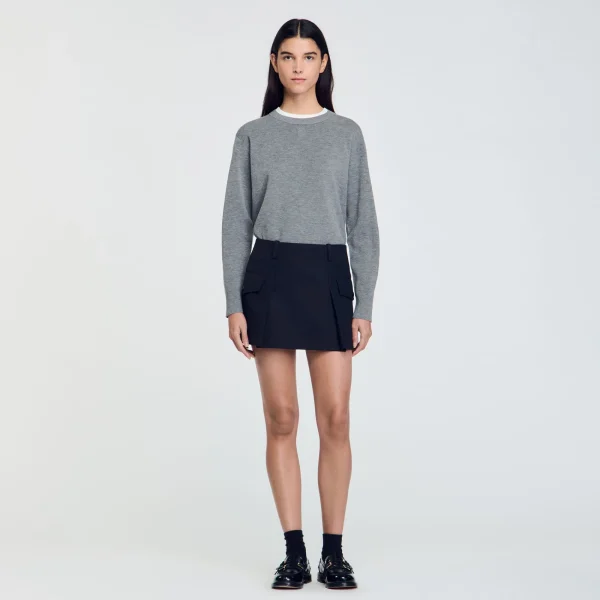 New Jupe Courte à Poches Femme Jupes & Shorts