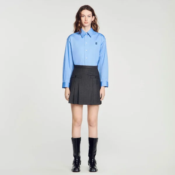 New Jupe Courte à Rayures Femme Jupes & Shorts
