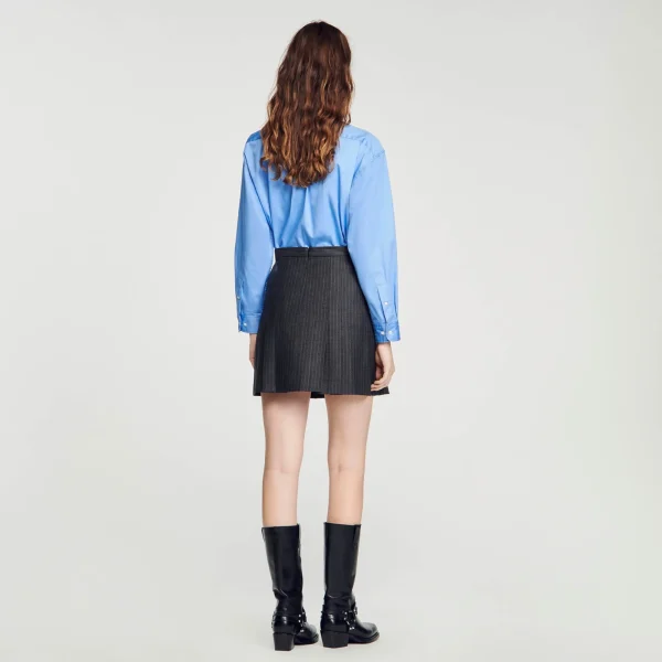 New Jupe Courte à Rayures Femme Jupes & Shorts