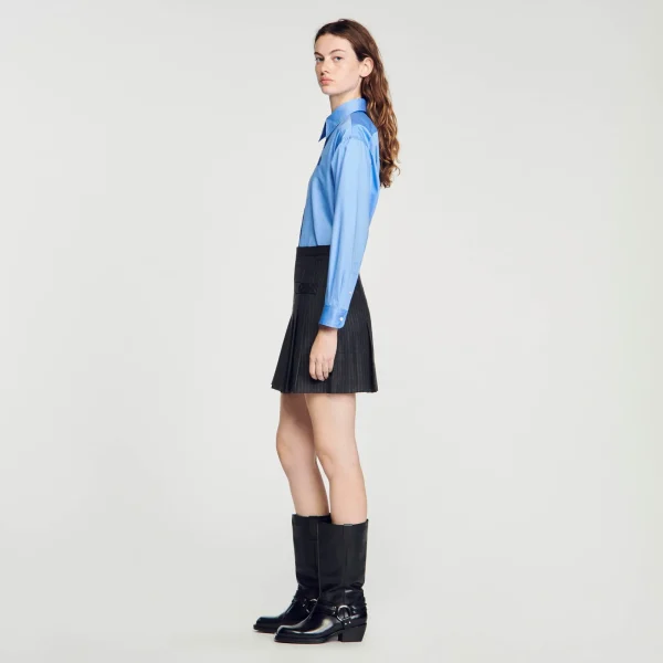 New Jupe Courte à Rayures Femme Jupes & Shorts