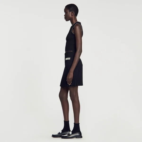 Online Jupe Courte Ornée De Perles Femme Ensembles | Jupes & Shorts