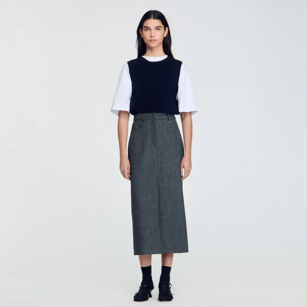 Clearance Jupe Longue Fendue Femme Jupes & Shorts