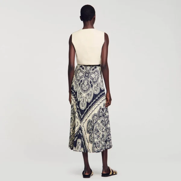 Sale Jupe Longue Fluide à Imprimé Bandana Femme Jupes & Shorts