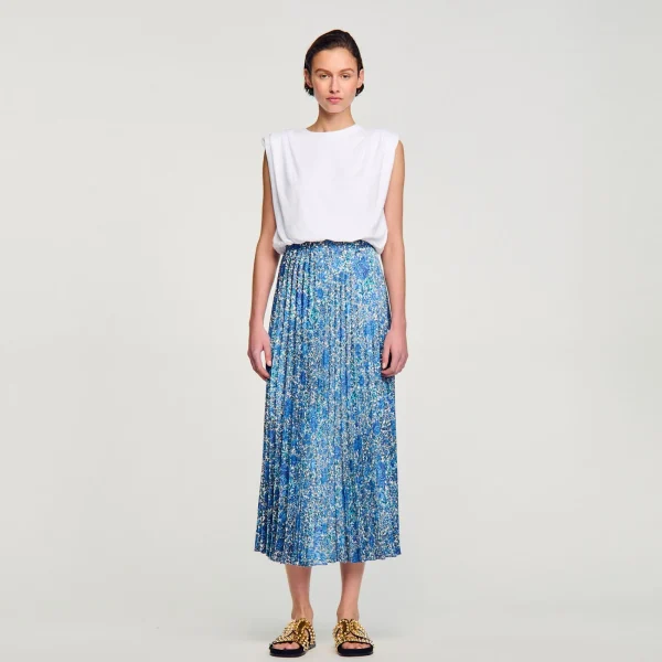 Fashion Jupe Longue Fluide à Imprimé Fleuri Femme Jupes & Shorts