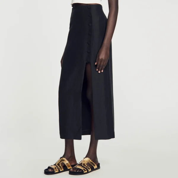 Hot Jupe Midi Fendue Femme Jupes & Shorts