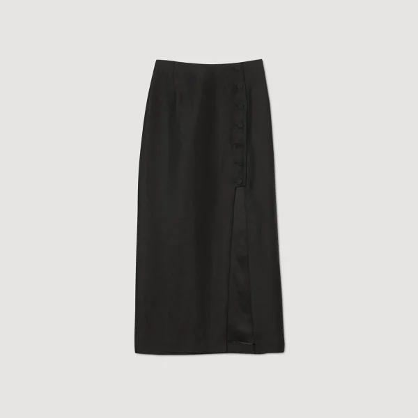 Hot Jupe Midi Fendue Femme Jupes & Shorts
