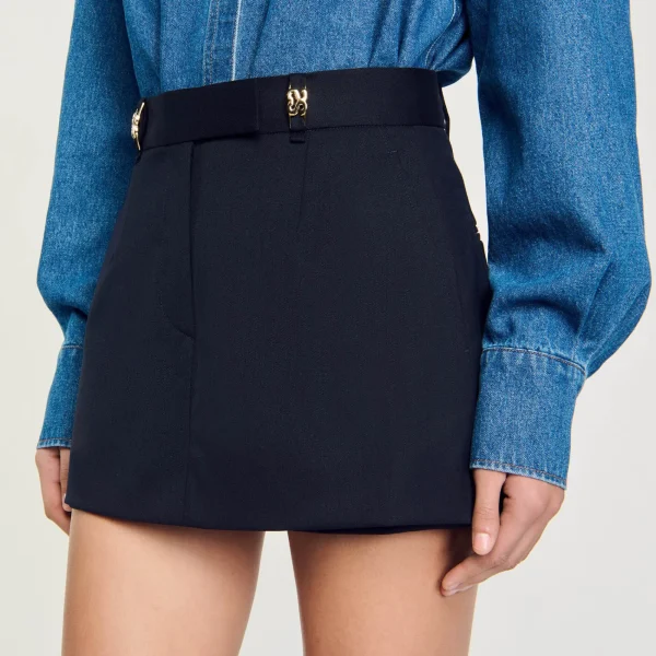 Store Jupe Short à Passants Fantaisie Femme Jupes & Shorts