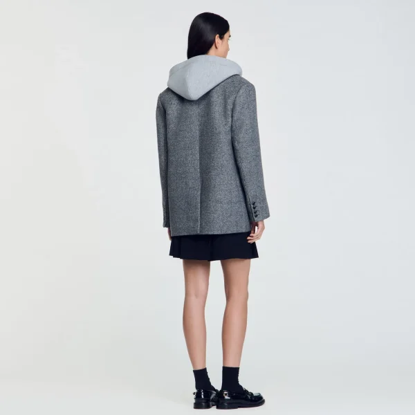Discount Manteau à Capuche Amovible Femme Manteaux