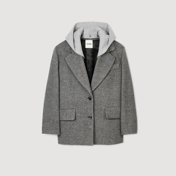 Discount Manteau à Capuche Amovible Femme Manteaux