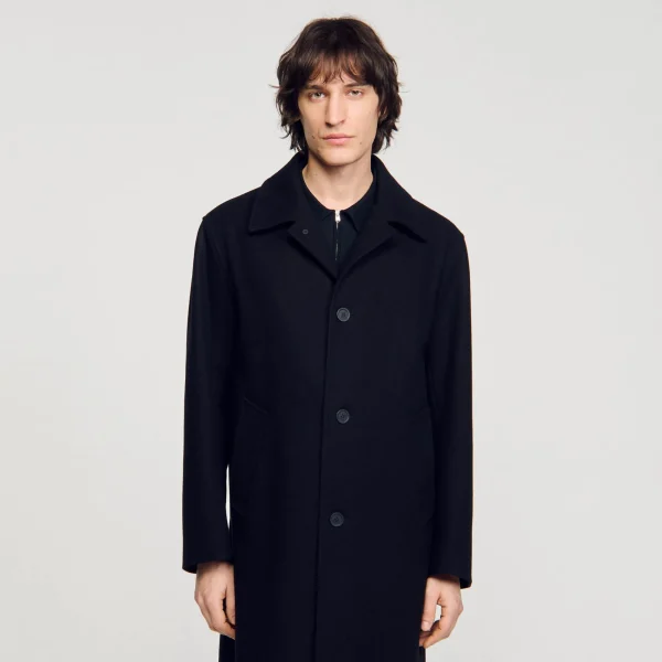 Cheap Manteau En Drap De Laine Homme Manteaux & Blousons