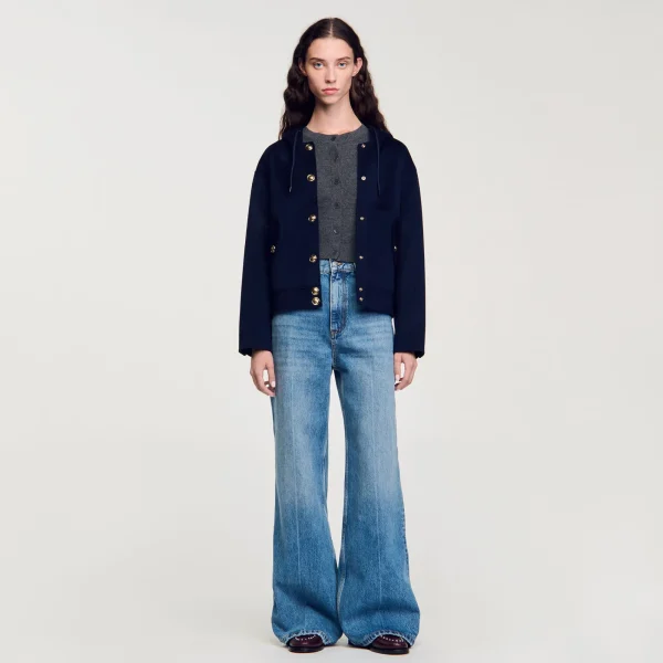 Shop Manteau En Laine Double Face Femme Manteaux