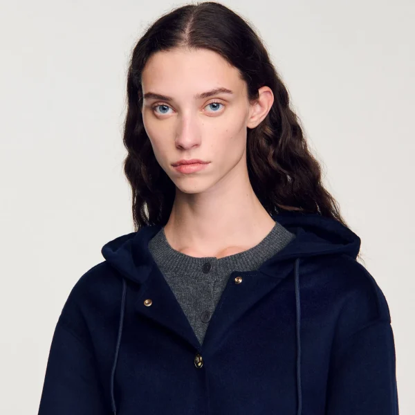 Shop Manteau En Laine Double Face Femme Manteaux