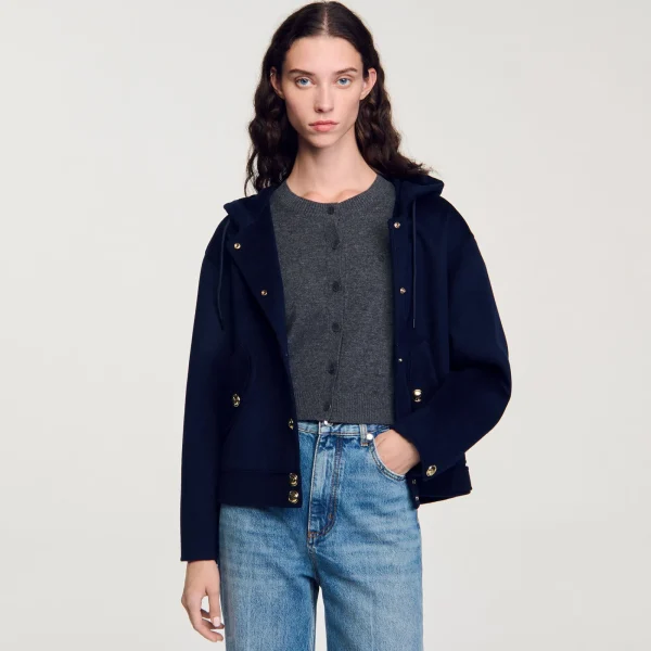 Shop Manteau En Laine Double Face Femme Manteaux