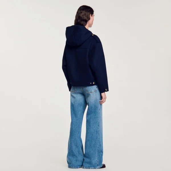 Shop Manteau En Laine Double Face Femme Manteaux