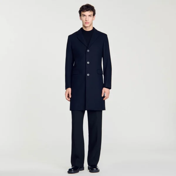 Flash Sale Manteau En Laine Et Cachemire Homme Manteaux & Blousons