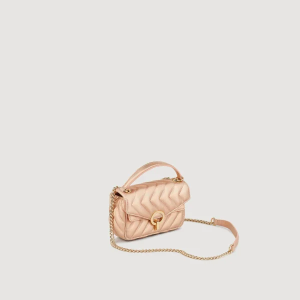Online Mini Sac YZA En Cuir Irisé Matelassé Femme Sacs Porté Épaule | Sacs À Bandoulière